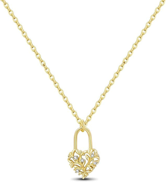 925 Sterling Silver Fashion Pendant Necklace for Women，Fashion Jewelry, 18K Gold Plated， Advanced Retro Series Link Chains ，Basic Multifunctional Accessories Suitable for Multiple Occasions and Daily Wear