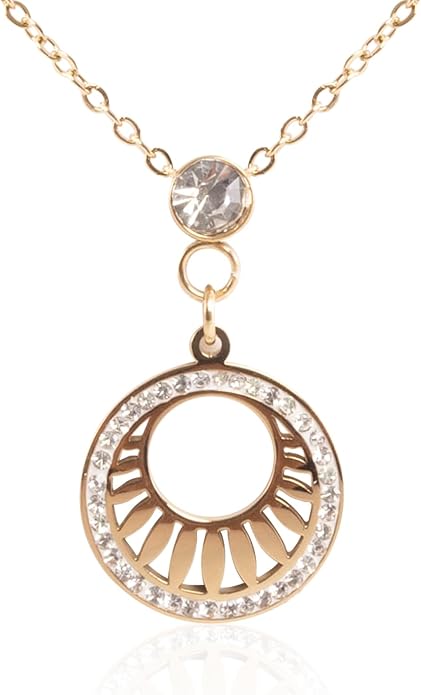 ROSEDANCE Heart Necklace for Women, 14K Gold Plated Dainty Heart Necklace, Tiny Love Symbol Pendant Choker, Minimalist Dainty Jewelry Gift, Valentines Day Anniversary Birthday