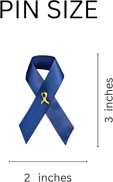 1/2/5/10/25/50/100pcs Satin Awareness Ribbon Pins (Pick your color), for Cancer & Disease Awareness, Bulk Quantities for Fundraising, Events, Gift Giving