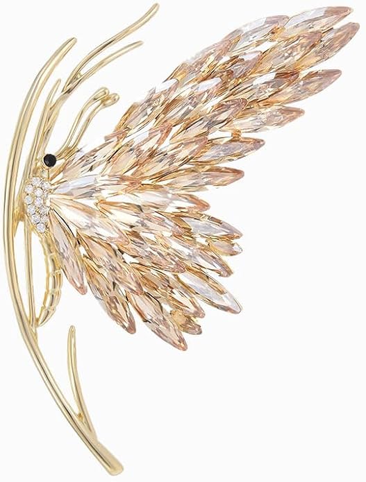 Animal Brooch for Women Girls 18k Gold Plated Animal Brooch Pin Rhinestone Animal Brooch Lapel Pin Jewelry Thanksgiving Day Birthday Wedding Gifts for Mom Wife