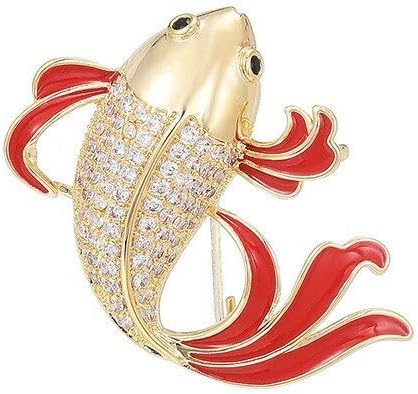 Animal Brooch for Women Girls 18k Gold Plated Animal Brooch Pin Rhinestone Animal Brooch Lapel Pin Jewelry Thanksgiving Day Birthday Wedding Gifts for Mom Wife