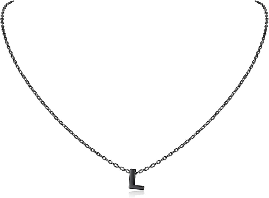ChicSilver 925 Sterling Silver Initial Necklace for Women Dainty Letter Jewelry Personalized Gift