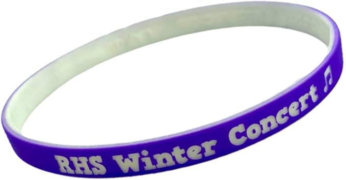 Reminderband Custom Rubber Bracelets - Thin Luxe Wristbands