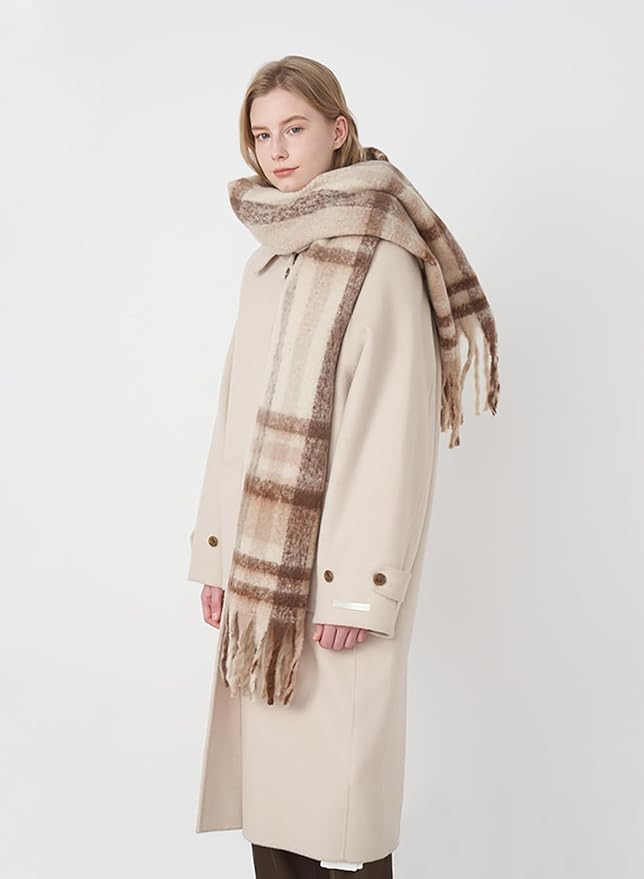Halemet Vintage Scarfs for Women Warm Shawls and Wraps for Evening Dresses Soft Poncho Coat Thick Cardigan Wrap Cozy 2026
