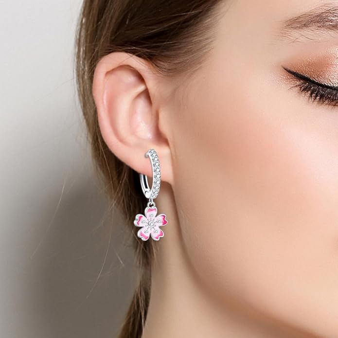 925 Sterling Silver Women Earrings, Sparkling Star and Moon Earrings, Various Hypoallergenic Earrings, Best Gift for Women