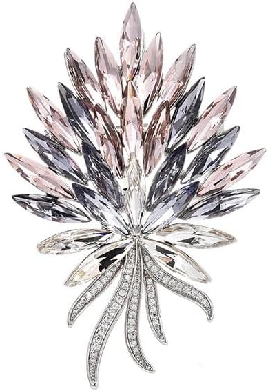 Rhinestone Brooch for Women Rhinestone Brooches Pins Crystal Lapel Pin Jewelry Christmas Valentine's Day Gift for Wife Girlfriend