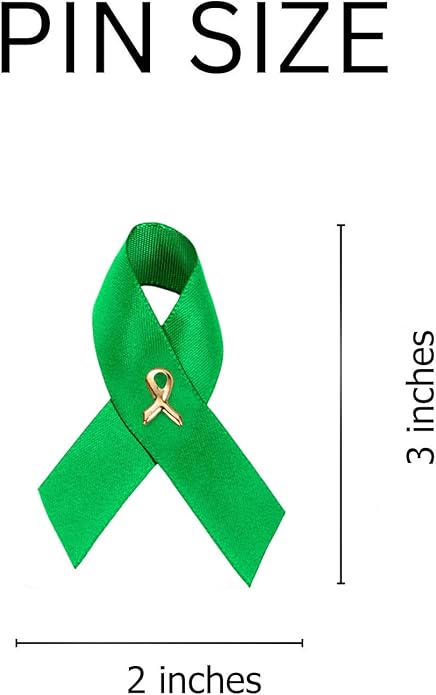 1/2/5/10/25/50/100pcs Satin Awareness Ribbon Pins (Pick your color), for Cancer & Disease Awareness, Bulk Quantities for Fundraising, Events, Gift Giving