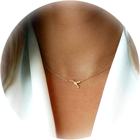 Collner 14K Gold Heart Pendant Necklace for Women Dainty Star Necklace Tiny Evil Eye Choker Necklace Boho Crescent Moon Necklace Minimalist Jewelry