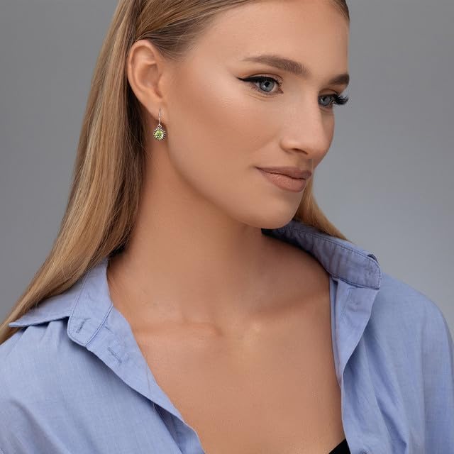 JEAN RACHEL JEWELRY 925 Sterling Silver Dangle Earrings for Women - Rope with Cubic Zirconia Vintage Design - Hypoallergenic, Lead & Nickel Free - Artisan Handcrafted Statement Earrings