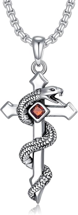 YEESIA Cross Necklace for Men Women 925 Sterling Silver Christian Pendant Religious Jewelry Gift for Men Women.