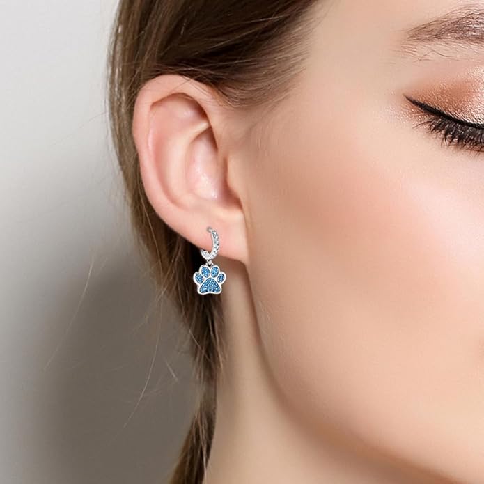 925 Sterling Silver Women Earrings, Sparkling Star and Moon Earrings, Various Hypoallergenic Earrings, Best Gift for Women