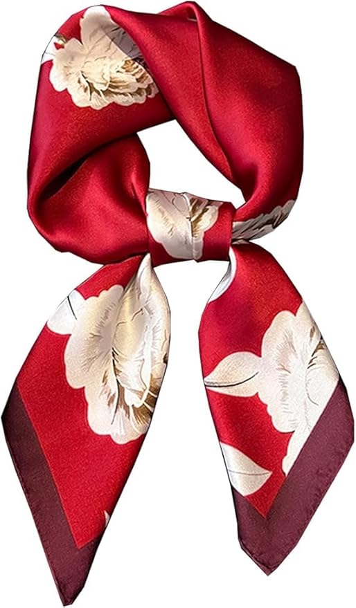 Hioyiwse Satin Bandanas Head Scarf For Women Hair Scarves Accessories Lightweight Fashion Wrap Neck Silk Sleeping Headscarf