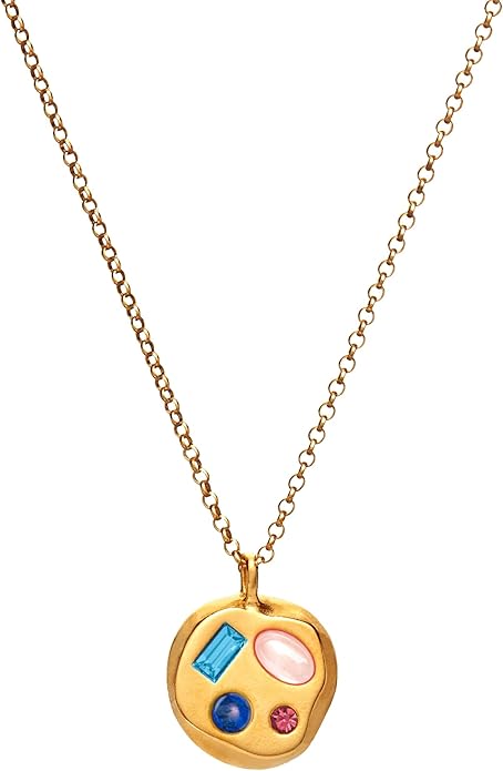 Birthdate 14k Gold Necklace for Women - 16-20in Adjustable 14 Karat Gold Chain with Lobster Clasp - Cadenas de Oro 14k Puro Para Mujer, Ladies Jewelry Birthstone