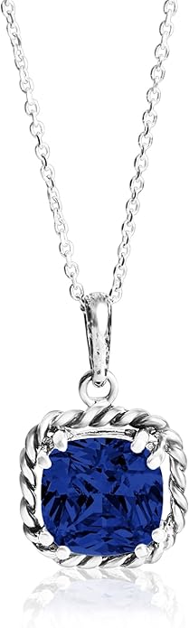 JEAN RACHEL JEWELRY 925 Sterling Silver Necklace for Women - Rope with Cubic Zirconia Vintage Design - Hypoallergenic, Lead & Nickel Free Jewelry - Artisan Handcrafted Statement Necklace