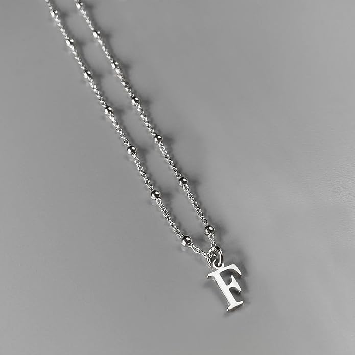 Initial Necklaces for Women, Dainty A-Z Pendant Letter Charm Necklace Personalized Name Necklaces for Women Trendy Jewelry Gift