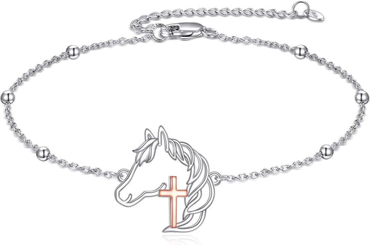 Animal Bracelet for Women 925 Sterling Silver Cat/Dolphin/Turtle/Horse Bracelet Jewelry Gifts