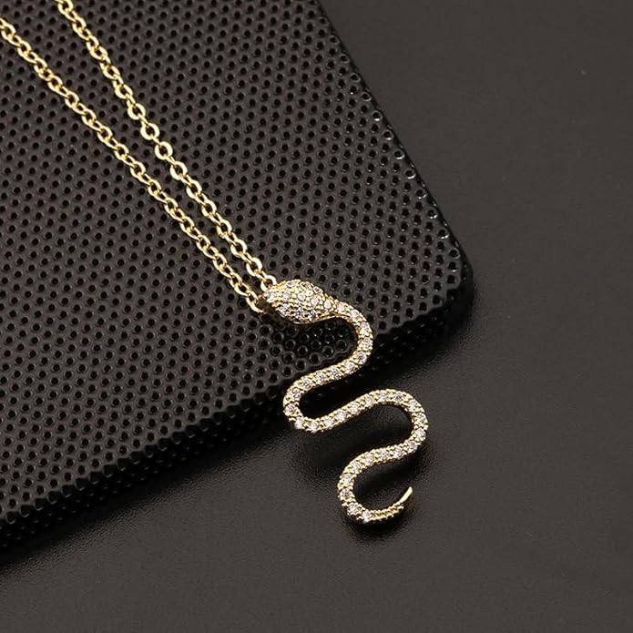 18k Gold Plated Necklace for Women Trendy Dainty Charm Evil eye Italian horn hummingbird starfish seashell bow elephant snake butterfly ladybug PendentMinimalist Delicate Jewelry for Women