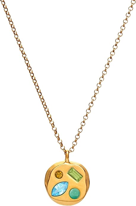 Birthdate 14k Gold Necklace for Women - 16-20in Adjustable 14 Karat Gold Chain with Lobster Clasp - Cadenas de Oro 14k Puro Para Mujer, Ladies Jewelry Birthstone