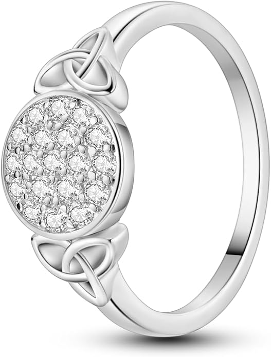 NARMO 925 Sterling Silver Rings for Women Evil Eyes Rings Entwined Line Cubic Zirconia Rings Simple Stackable Finger Rings Engagement Ring Personality Rings Size 6-9