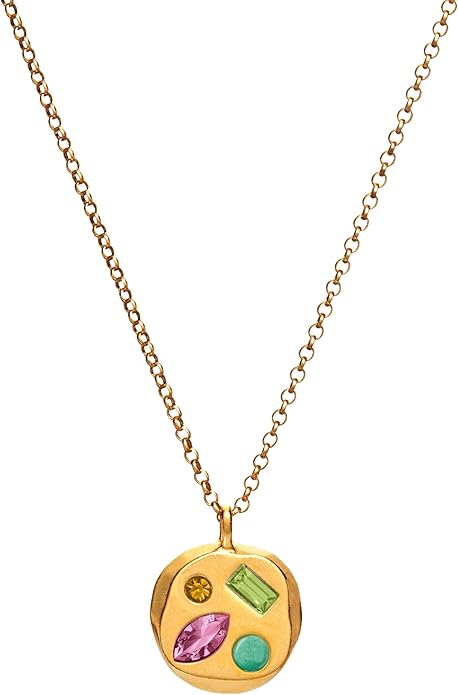 Birthdate 14k Gold Necklace for Women - 16-20in Adjustable 14 Karat Gold Chain with Lobster Clasp - Cadenas de Oro 14k Puro Para Mujer, Ladies Jewelry Birthstone
