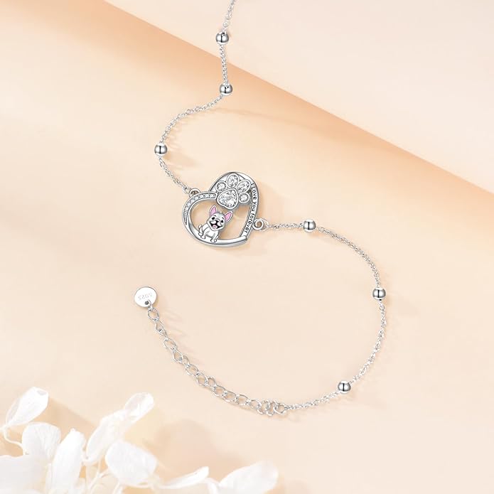 Animal Bracelet for Women 925 Sterling Silver Cat/Dolphin/Turtle/Horse Bracelet Jewelry Gifts