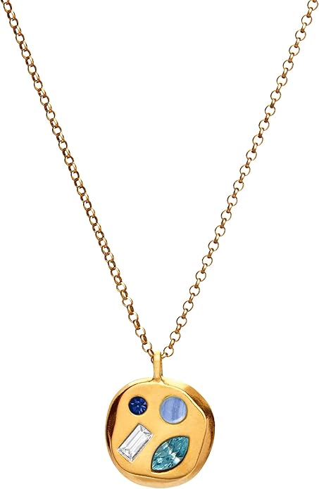 Birthdate 14k Gold Necklace for Women - 16-20in Adjustable 14 Karat Gold Chain with Lobster Clasp - Cadenas de Oro 14k Puro Para Mujer, Ladies Jewelry Birthstone