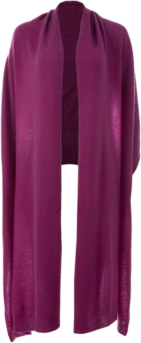 ENETIX Women's Cashmere Wool Oversized Shawl Wrap, Solid Color Pashmina Ultra Soft Stole Scarf for Women with Gift Box