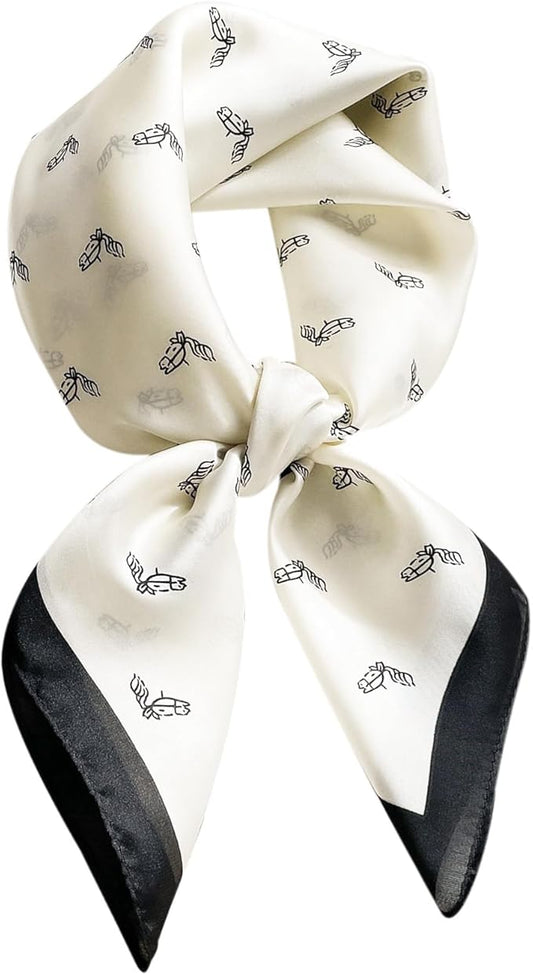 Hioyiwse Satin Bandanas Head Scarf For Women Hair Scarves Accessories Lightweight Fashion Wrap Neck Silk Sleeping Headscarf