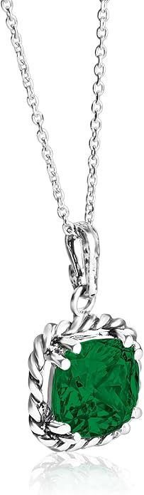 JEAN RACHEL JEWELRY 925 Sterling Silver Necklace for Women - Rope with Cubic Zirconia Vintage Design - Hypoallergenic, Lead & Nickel Free Jewelry - Artisan Handcrafted Statement Necklace