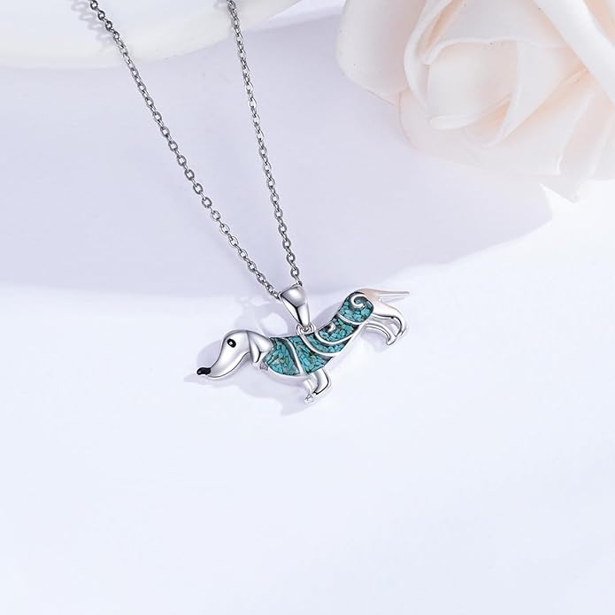 Dog Cat Necklace Pendant 925 Sterling Silver Pet Jewelry Gifts for Women