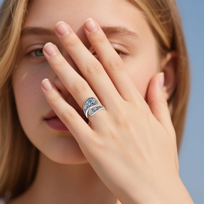 Spoon Ring Sterling Silver Vintage Spoon Ring Jewelry Gifts for Women