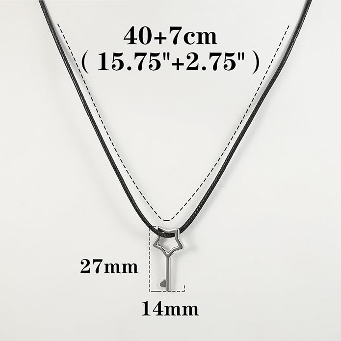 MILAKOO PU Leather Punk Choker Necklaces Circle/Heart Charm Adjustable Collar Necklace for Women