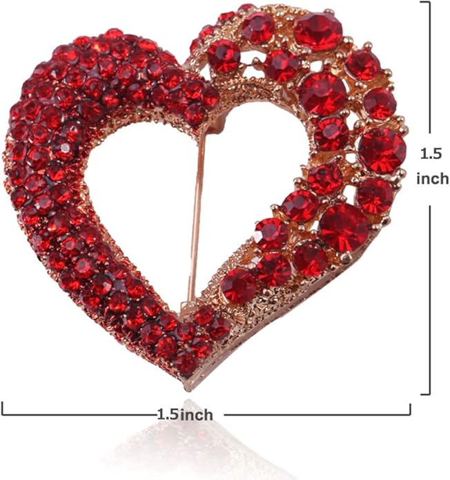 Brooch Pins for Women Girls Fashion Flower Crystal Rhinestone Pearl Jewelry