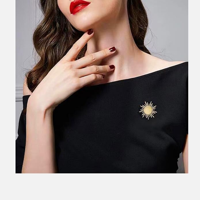 la luen Brooch Pins For Women Fashion Elegant Brooches Lapel Badges Coat Sweater Scarves Shawl Dress Accessory Wedding Party Prom Jewelry