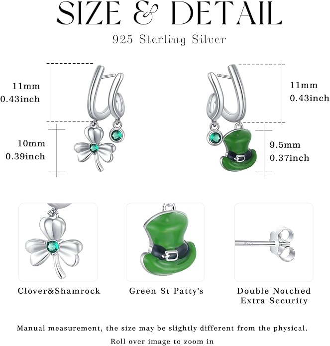 925 Sterling Silver Animals and Plants Dangle Drop Earrings for Women Hypoallergenic Gift for Women Mom Wife Her, Mother’s Day, Birthday, Anniversary