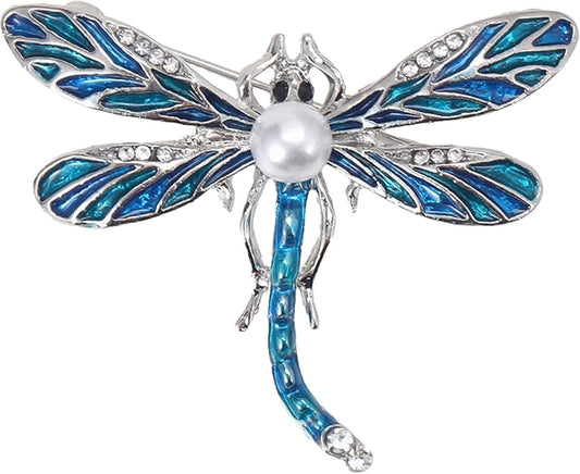LuvQaze Animal Brooch for Women Men Zirconia Rhinestone Abalone Shell Animal Lapel Pin Christmas Birthday Holiday Gift for Wife Mother Girlfriend Daughter