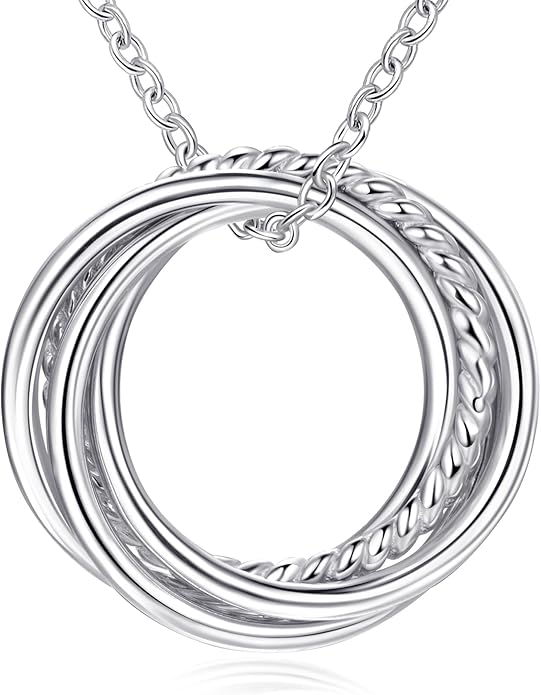 Birthday Gifts for Women Sterling Silver 30th 40th 50th 60th 70th 80th 90th Birthday Necklace For Her 3 4 5 6 7 8 9 Decade Jewelry 30 40 50 60 70 80 90 Years Old