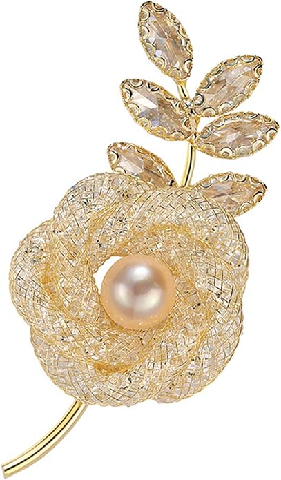 AILONMEI Brooch Pins For Women Fashion, Flower Brooches Jewelry For Women Floral Series Brooches And Pins Designer Lady's Costume