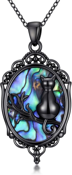 KoyeKei Sterling Silver Halloween Necklace Gothic Jewelry Gifts for Women Men