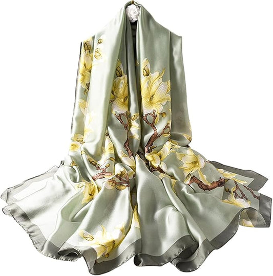 Hioyiwse Shawl Scarf For Women Lightweight Scarves Floral Pattern Formal Evening Dressesformal Shawl Summer Wraps