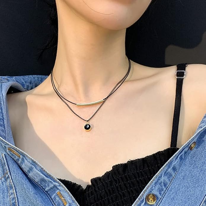 Triangle Choker Necklace for Women Girls, Adjustable Jewelry Necklace Gift