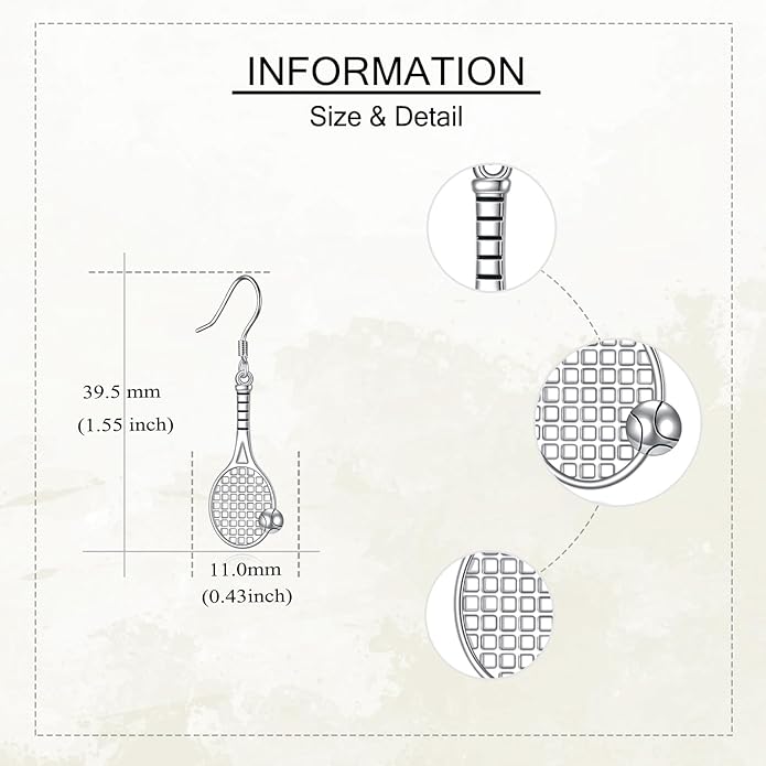 Pickleball/Tennis/Soccer/Volleyball/Golf/Hockey/Basketball Earrings for Women 925 Sterling Sliver Sports Ball Earrings Pickle Ball Dangle Earrings Pickleball Jewelry Gifts for Women Lover