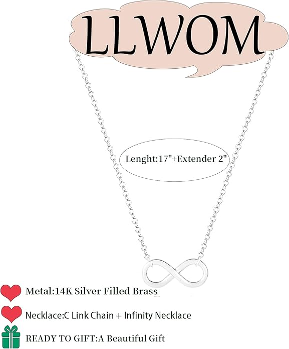 Gold Necklace for Women-14k Gold Plated Infinity Necklace Star Of David Necklace Evil Eye Cross Pendants Heart Dainty Gold Necklace For Women