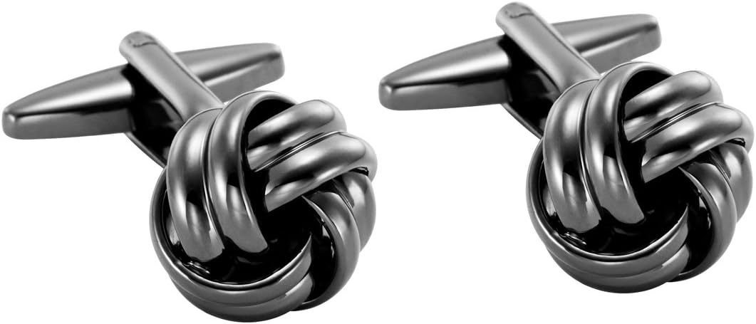 Stunning Mens Nautical Knot Stainless Steel Cufflinks