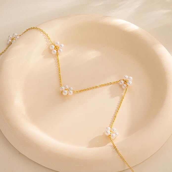 CHESKY Gold Necklace for Women-14K Gold Plated/Sterling Silver Plated Snake Chain Necklace Dainty Simple Chunky Herringbone Necklace Choker Necklaces Jewelry for Women