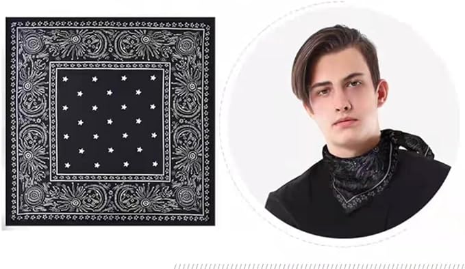 ANDANTINO 100% Mulberry Silk Scarf -21” Lightweight Square Neckerchief – Breathable Digital Printed Scarves with Gift Packed