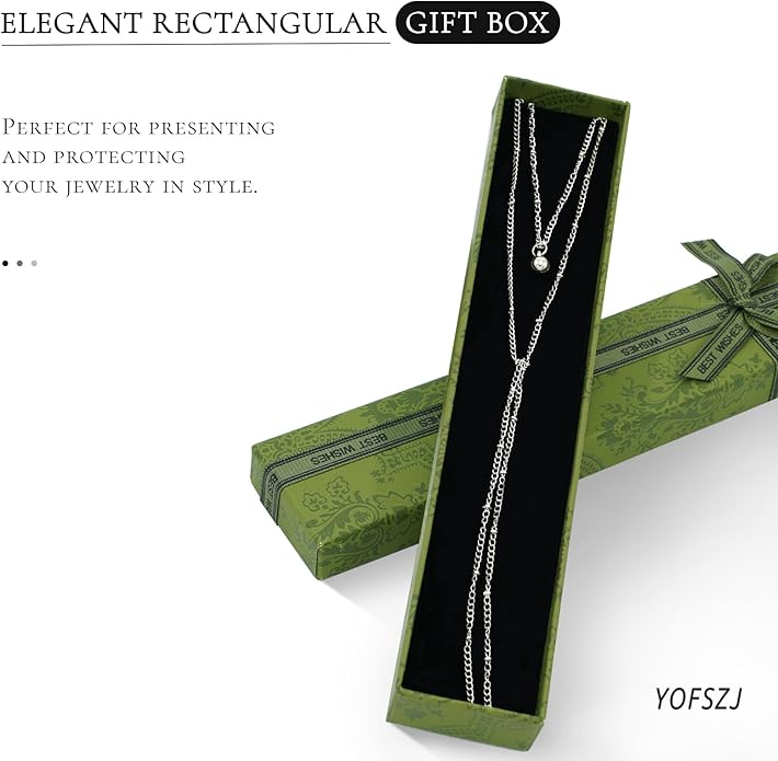 14K Gold Plated Y Necklace for Women – Dainty Lariat Long Pendant Chain, Layered Drop Necklace for V Neck Dress, Simple Sexy Cleavage Jewelry Gifts for Women