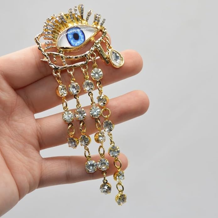 JKQBUX Versailles series Baroque elegant Brooches Pin for Women Men Girls Retro Court Pearl Corsage Pin delicate accessory