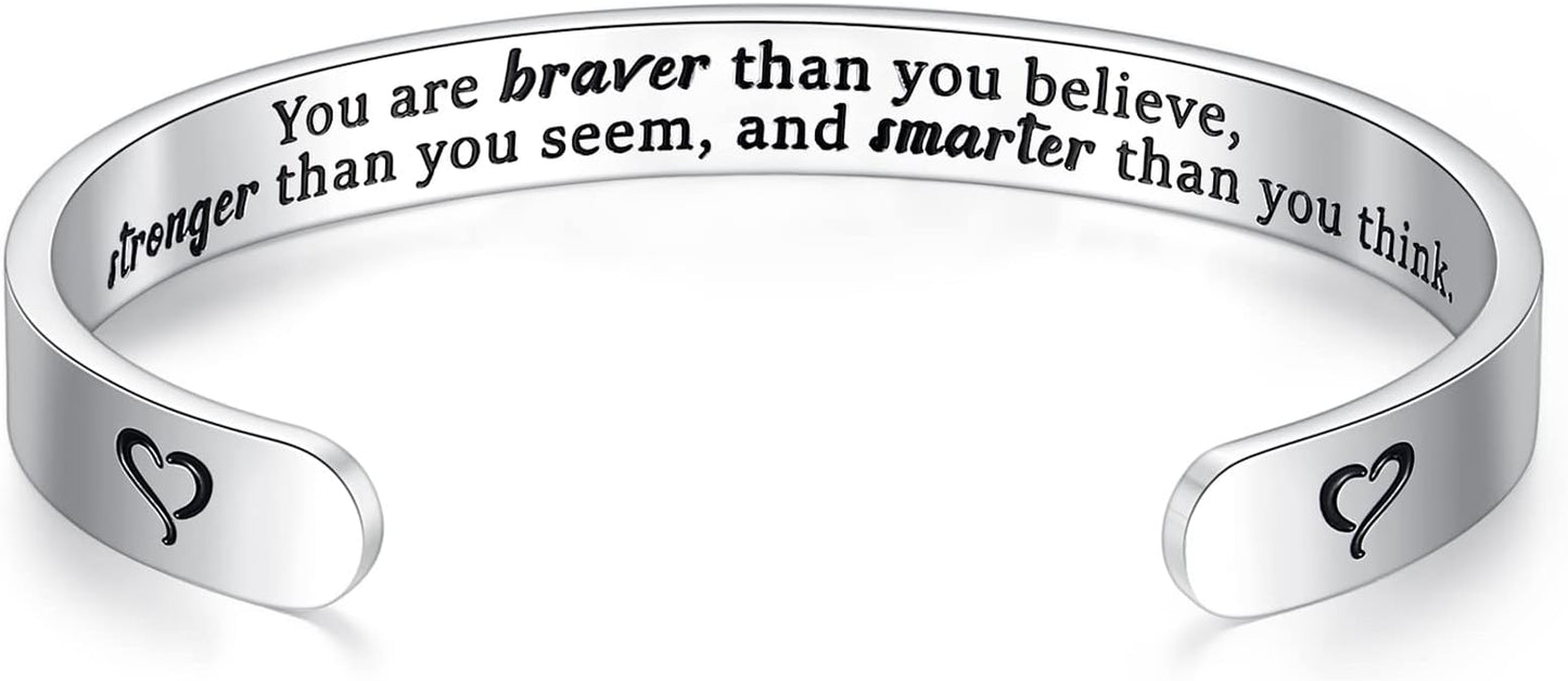 SAM & LORI Personal Bracelets for Teens/Women-Inspirational Jewelry Gifts (Various Designs) for Daughter/Sister/Mom/Friends-Adjustable Bracelet in a Pretty Gift Box