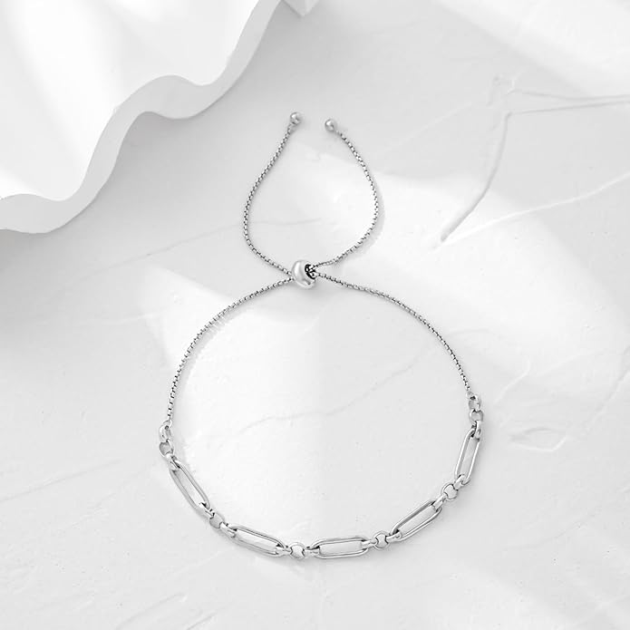 CHIC & ARTSY 925 Sterling Silver Ankle Bracelet Multilayer Anklets for Women Satellite, Star, Cross, Circle, Butterfly, Teardrop, Oval Disk Layered Anklet Beach Jewelry